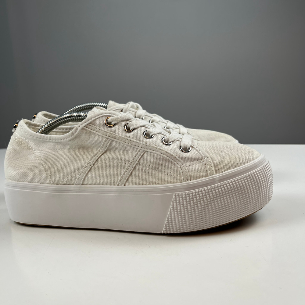 Steve Madden Emmi platform sneakers women white size 7.5